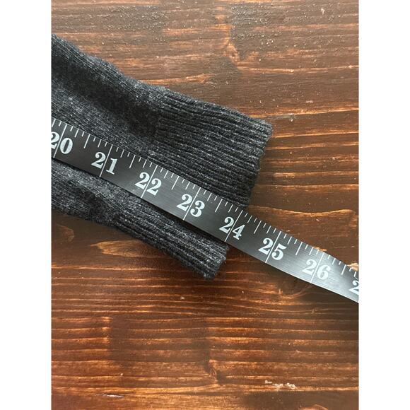 Theory Lightweight Soft Wool Tunic V-Neck Sweater M Black Designer Quite Luxury - Picture 11 of 13